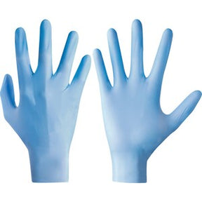 Ansell 92-670 Touch N Tuff Nitrile Disposable Gloves Powder Free Blue (Box 100) - Indigo Supplies Ltd