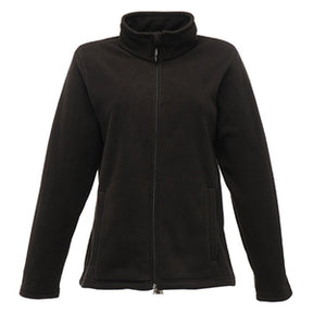Regatta TRF565 Ladies Micro Full Zip Fleece Black - Indigo Supplies Ltd