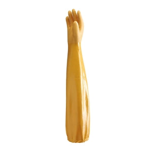 Showa 772 Extended Length Chemical Resistant Gauntlet Yellow (Pair) - Indigo Supplies Ltd