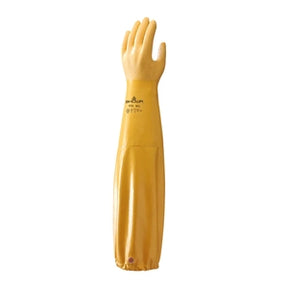 Showa 772 Extended Length Chemical Resistant Gauntlet Yellow (Pair) - Indigo Supplies Ltd