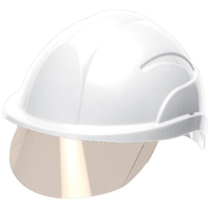 S10R White Vision Safety Helmet c/w Ratchet - Indigo Supplies Ltd