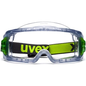 Uvex Acetate Anti-Mist Clear Lens Wide Vision Goggle - Indigo Supplies Ltd