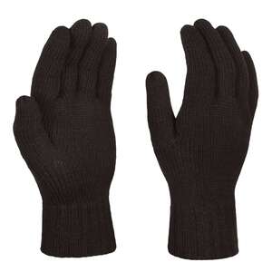 Thermal Lined Woolen Glove Black