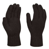 Thermal Lined Woolen Glove Black