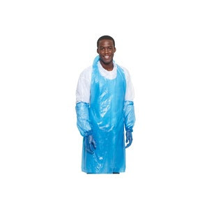 Catersafe Disposable Apron Blue 42x27" (Pack 100) - Indigo Supplies Ltd