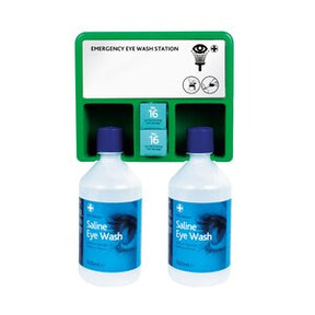 Reliance Medical 906 Eyewash Station c/w 2 Bottles & Mirror - Indigo Supplies Ltd