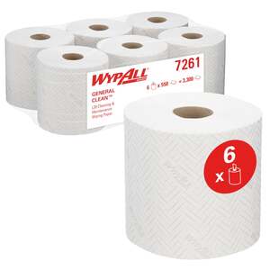 7256 Wypall L10 Wiping Paper White 800 Sheet (Case 6) - Indigo Supplies Ltd