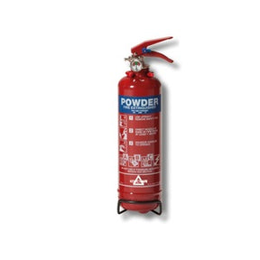 254402000 Dry Powder Fire Extinguisher (BS EN3) 1KG - Indigo Supplies Ltd