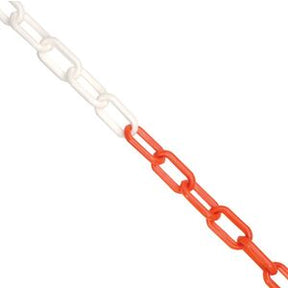 Plastic Chain Red & White 8MMx25M - Indigo Supplies Ltd
