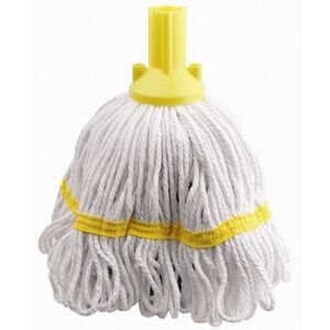 Exel Revolution Socket Mophead Push-in Yellow 250G - Indigo Supplies Ltd
