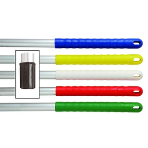 Exel Mop Handle (Push-in) Blue 54" - Indigo Supplies Ltd