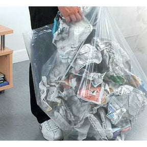 Refuse Sacks 10KG Clear 450x725x970MM - Indigo Supplies Ltd