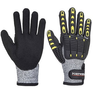 Anti-Impact Cut Resistant Glove Grey/Black - Indigo Supplies Ltd