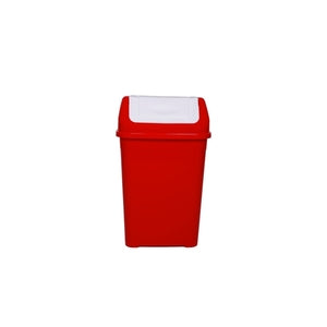Swing Top Bin Red 50 Litre - Indigo Supplies Ltd