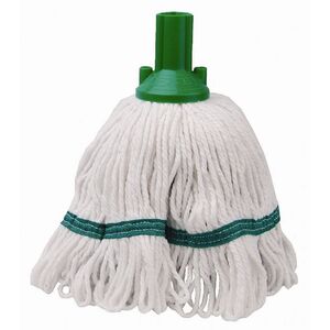 Exel Revolution Socket Mophead (Push-in) Green 250G - Indigo Supplies Ltd