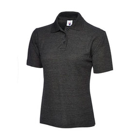 UC106 Ladies Pique Poloshirt 220GSM Charcoal - Indigo Supplies Ltd