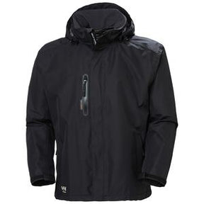 Helly Hansen 71043-990 Manchester Waterproof Shell Jacket Black - Indigo Supplies Ltd