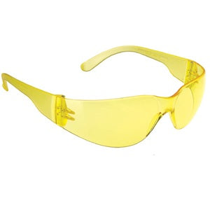 Standard Wraparound Safety Spec Amber - Indigo Supplies Ltd