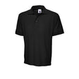 UC102 Classic Heavyweight (250 GSM) Polo Shirt Black - Indigo Supplies Ltd