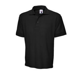 UC102 Classic Heavyweight (250 GSM) Polo Shirt Black - Indigo Supplies Ltd