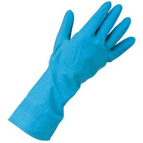 KeepCLEAN Rubber Household Gloves Blue - Indigo Supplies Ltd