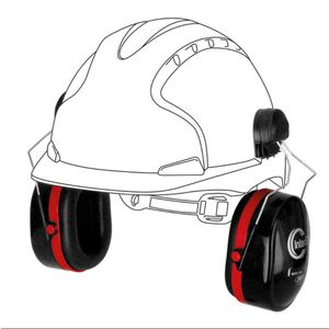 AEK020-005-400 Interex Helmet Mounted Ear Defender (Snr29) - Indigo Supplies Ltd