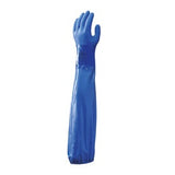 Showa 690 Extended Length Chemical Resistant Gauntlet Blue (Pair) - Indigo Supplies Ltd