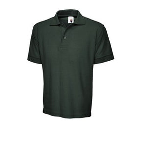 UC102 Classic Heavyweight (250 GSM) Polo Shirt Bottle Green - Indigo Supplies Ltd