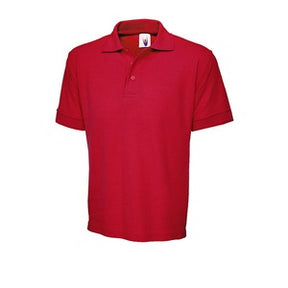UC102 Classic Heavyweight (250 GSM) Polo Shirt Red - Indigo Supplies Ltd