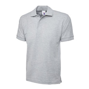 UC102 Classic Heavyweight (250 GSM) Polo Shirt Heather Grey - Indigo Supplies Ltd