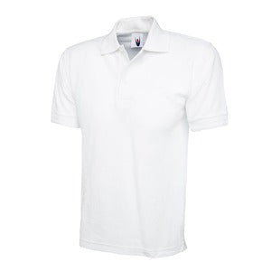 UC102 Classic Heavyweight (250 GSM) Polo Shirt White - Indigo Supplies Ltd