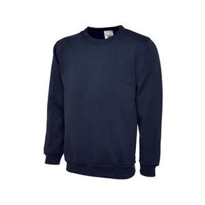 UC203 Mediumweight Sweatshirt Navy Sizes XS-2XL - Indigo Supplies Ltd