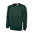 UC203 Sweatshirt 50:50 Polycotton 300GSM Classic Bottle Green - Indigo Supplies Ltd