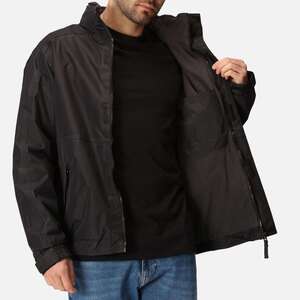 Regatta TRW297 Dover Fleece Lined Jacket Black - Indigo Supplies Ltd