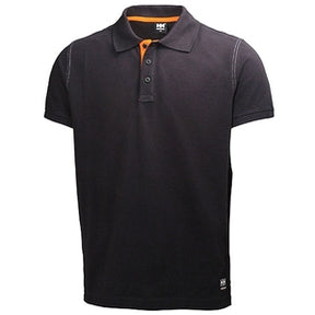 Helly Hansen 79025-990 Oxford Polo Shirt Black - Indigo Supplies Ltd