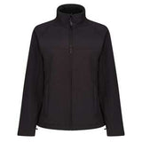 Regatta TRA645 Women's Uproar Interactive Softshell Jacket Black - Indigo Supplies Ltd