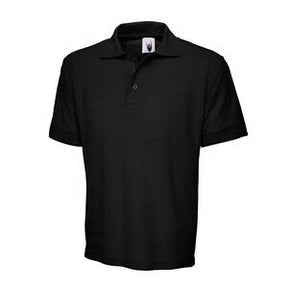 UC104 Polo Shirt Cotton 250GSM Black - Indigo Supplies Ltd