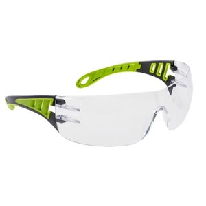 Portwest PS12 Tech Look Clear Lens Safety Specs - Indigo Supplies Ltd