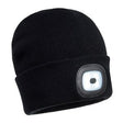 Beanie Hat With Rechargeable USB Light Black - Indigo Supplies Ltd