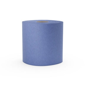 Wiper Embossed 2 Ply Blue 50Mx162MM (Pack 12) - Indigo Supplies Ltd