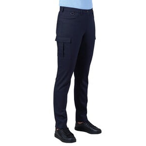 Brook Taverner 2375A Nantes Ladies Tailored Cargo Trouser Regular Leg Navy - Indigo Supplies Ltd