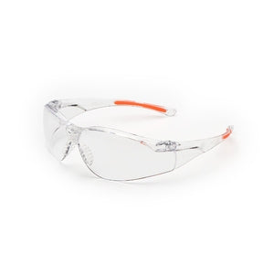 Univet 513.02.00.00 Clear/Orange Frame Clear Lens AS/AF Spec - Indigo Supplies Ltd