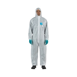 Ansell 1500 Plus FR Model 111 Alphatec FR Chem Coverall White - Indigo Supplies Ltd
