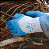 Showa 305 Latex Coated Glove Blue/Grey
