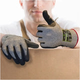 Showa 346 Duracoil Latex Cut Resistant Glove Blue/Grey