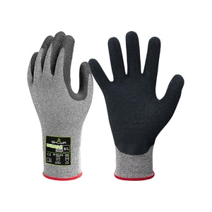 Showa 346 Duracoil Latex Cut Resistant Glove Blue/Grey