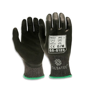 Tilsatec 55-5123 Fully Nitrile-coated Cut-Resistant Gloves Grey