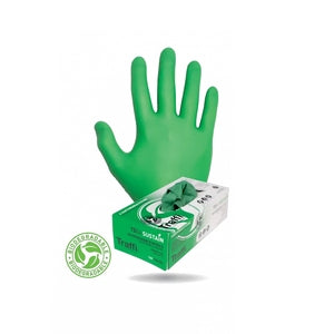 Traffisafe TD04 Biodegradeable Nitrile Disposable Glove Blue (Pack 100) - Indigo Supplies Ltd