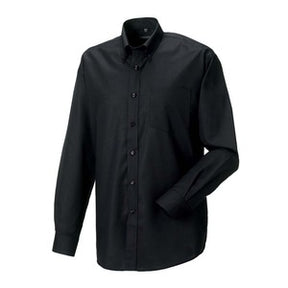 932M Mens Long Sleeve Shirt Black - Indigo Supplies Ltd