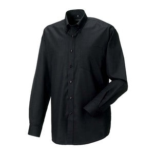 932M Mens Long Sleeve Shirt Black - Indigo Supplies Ltd
